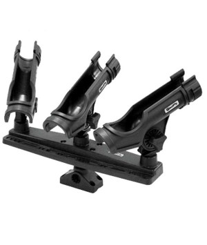 SCOTTY 256 TRIPLE ROD HOLDER WITH POWER LOCK ROD HOLDERS