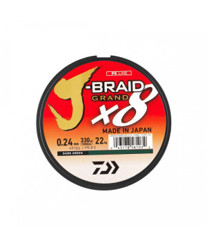DAIWA J-BRAID GRAND X8 270M DARK GREEN