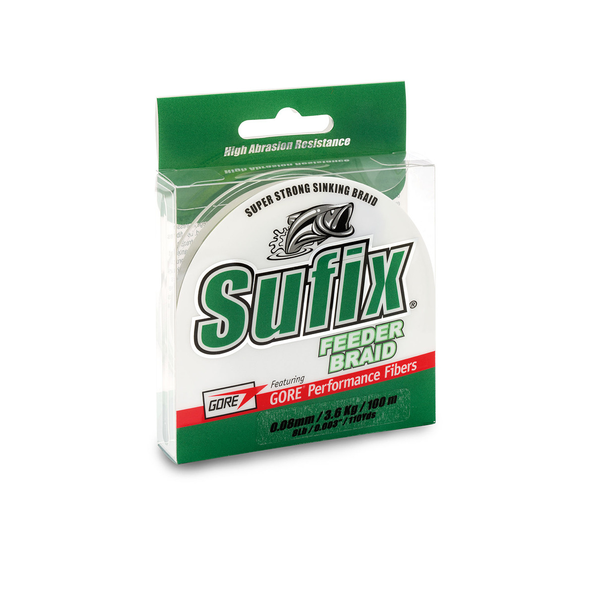 SUFIX FEEDER BRAID 150M OLIVE GREEN