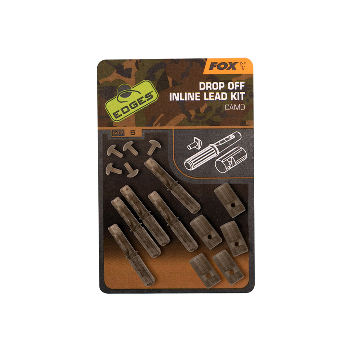 FOX EDGES CAMO INLINE LEAD DROP OFF KITS