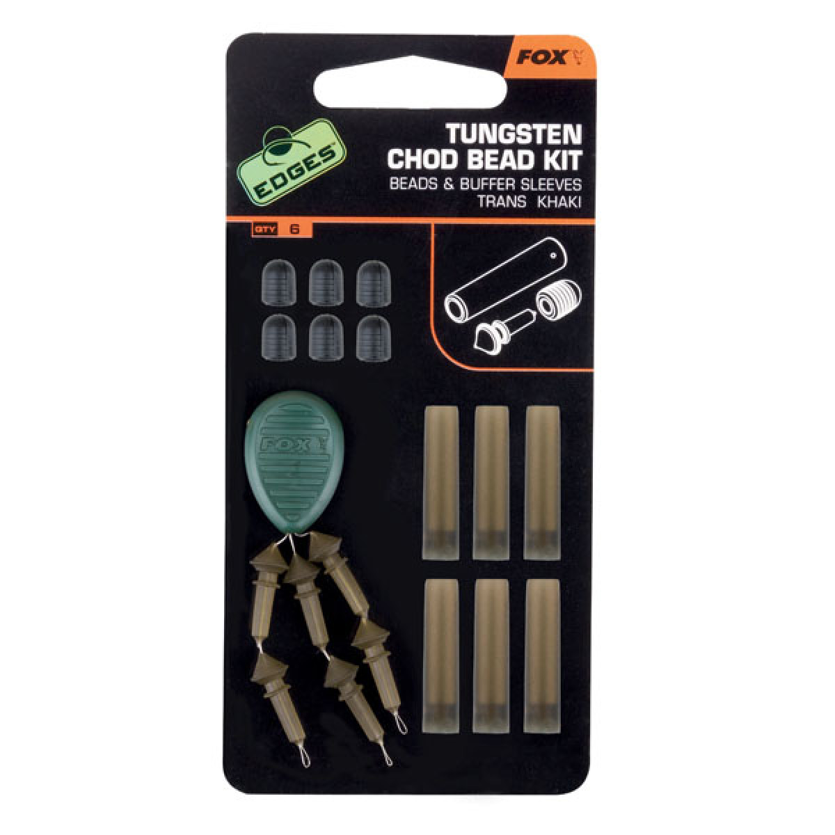 FOX EDGES TUNGSTEN CHOD BEAD KIT