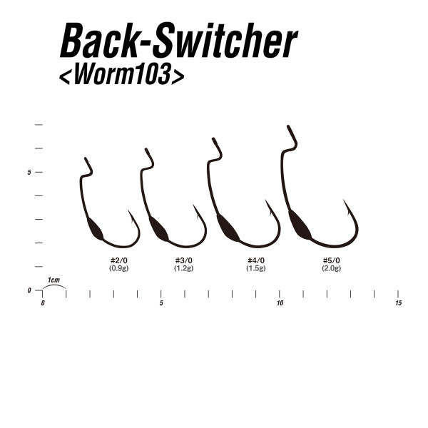 Ami per esche siliconiche  DECOY DECOY WORM 103 BACK SWITCHER.