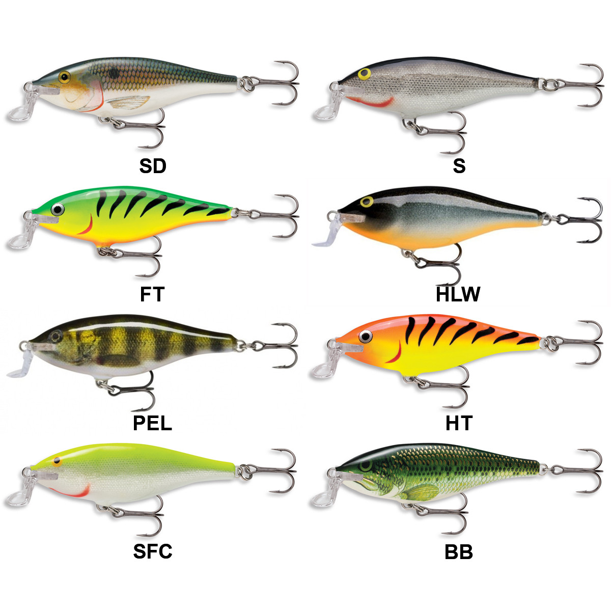 Crankbait e Vibration  Rapala RAPALA SHALLOW SHAD RAP 7.