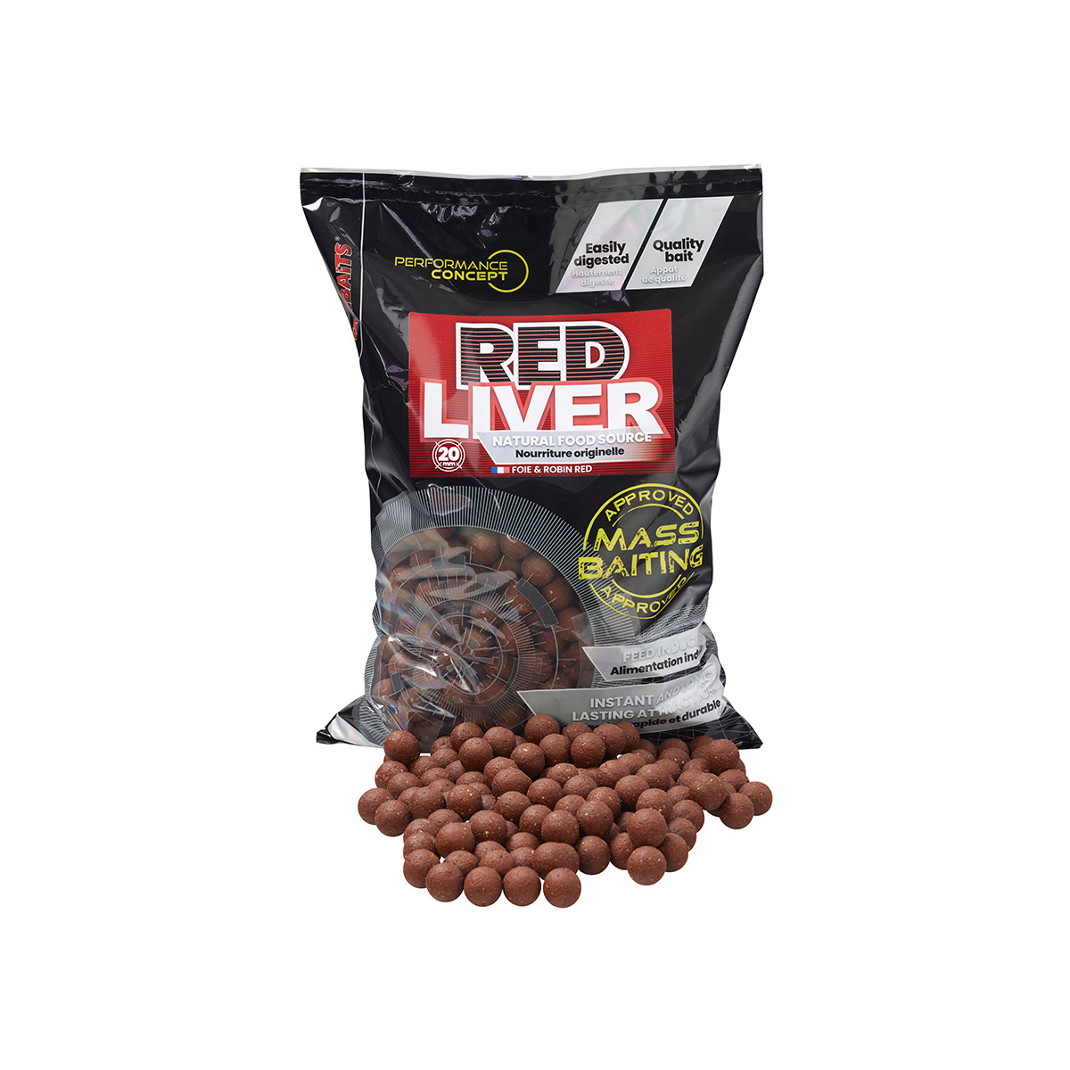STARBAITS PC RED LIVER MASS BAITING
