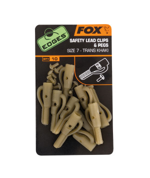 FOX EDGES SAFETY LEAD CLIP & PEGS