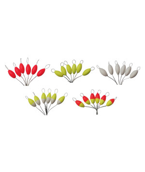 MED FISHING FLOAT OVAL GLOSSY PAINT