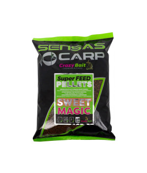 SENSAS CARP CRAZY BAIT SUPER FEED PELLET SWEET MAGIC