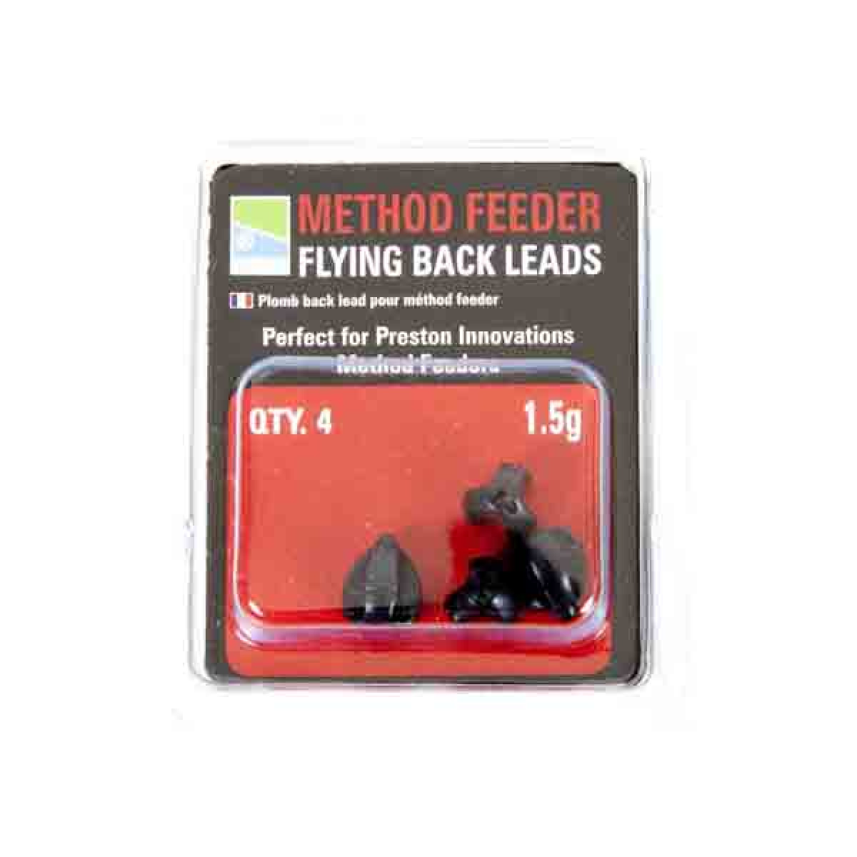 PRESTON METHOD FEEDER FLYING BACK LEADS