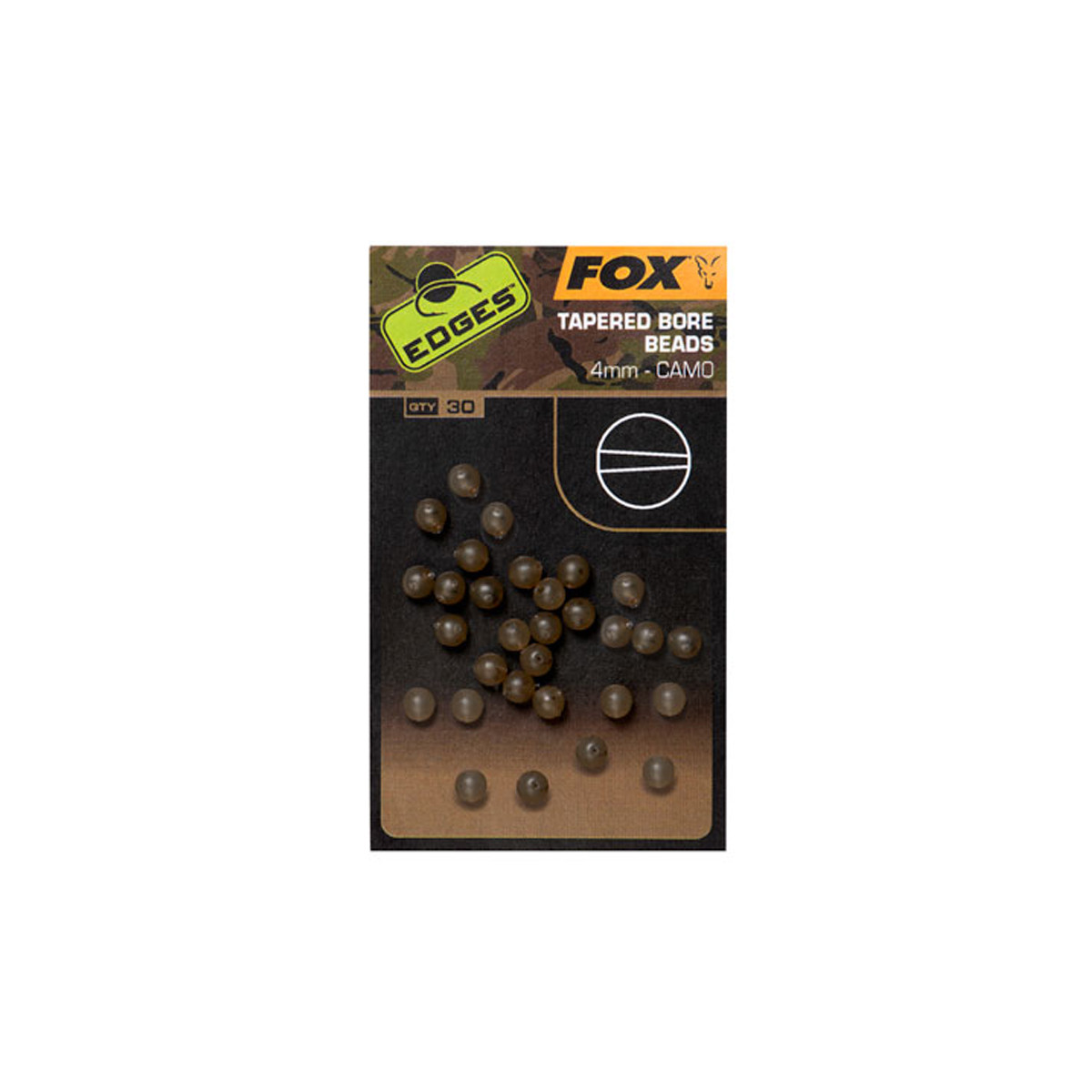 FOX EDGES CAMO TAPERED BORE BEADS