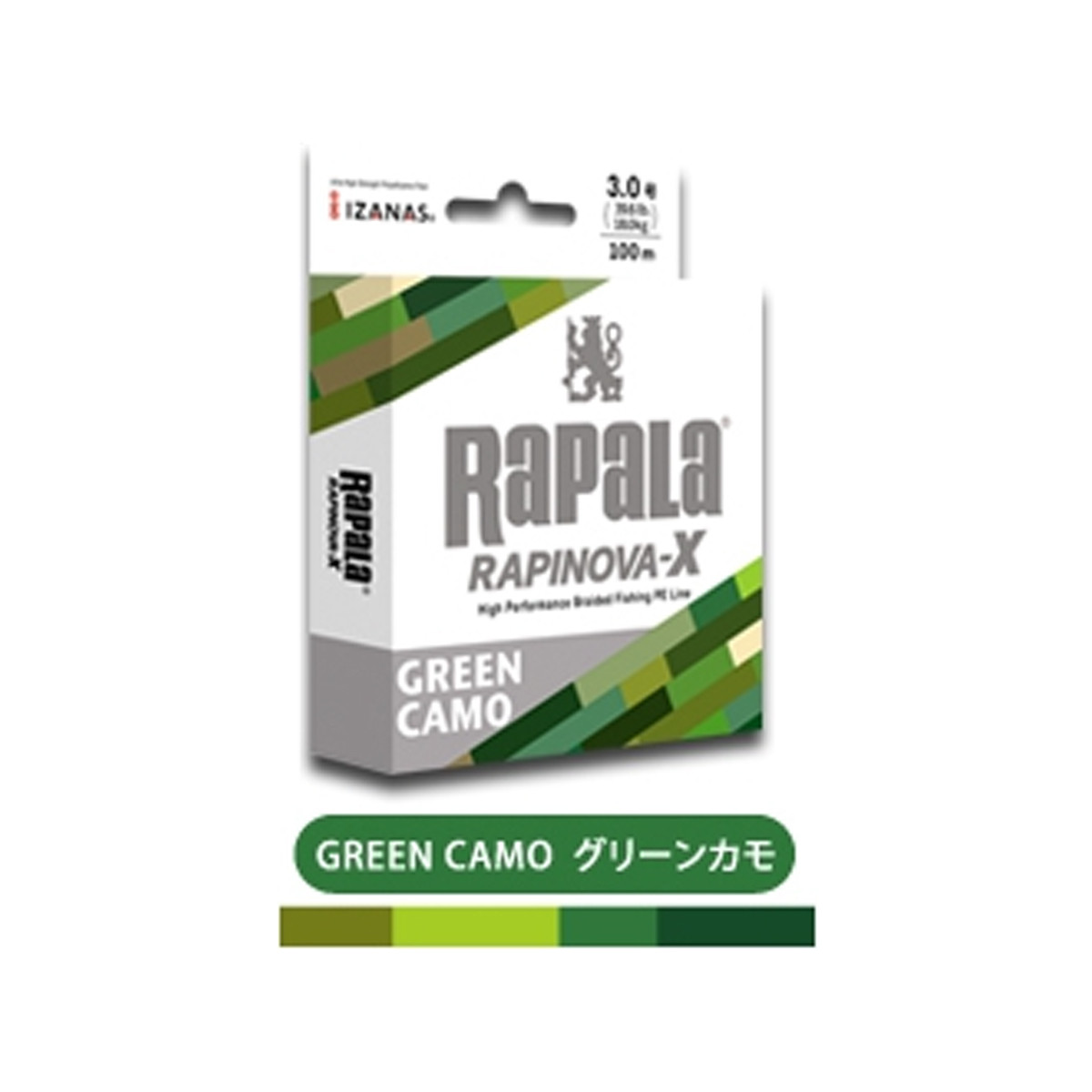 RAPALA RAPINOVA-X 100M GREEN CAMO