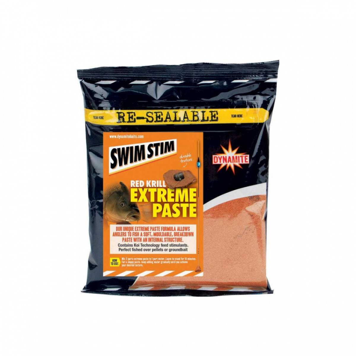 DYNAMITE BAITS MATCH&COMMERCIAL SWIM STIM EXTREME PASTE RED KRILL