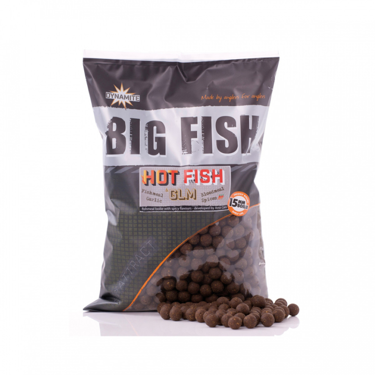 DYNAMITE BAITS HOT FISH & GLM BOILIES