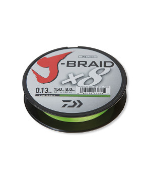 DAIWA J-BRAID X8 150M CHARTREUSE