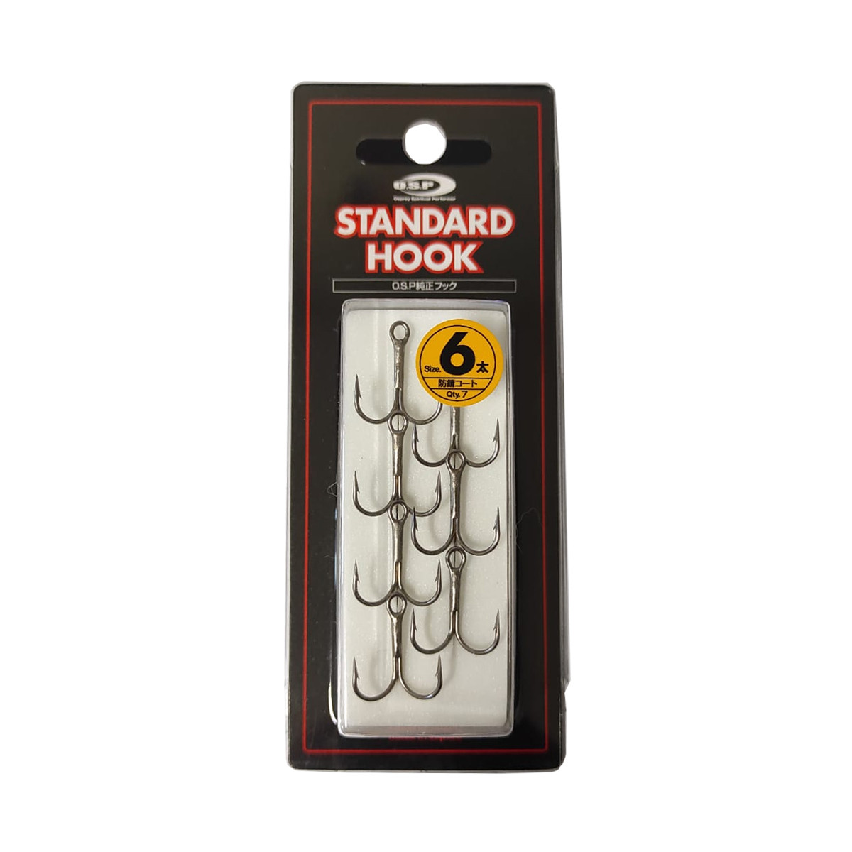 O.S.P STANDARD TREBLE HOOK THICK ANTI RUSH