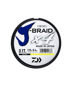 DAIWA J-BRAID X4 270M YELLOW