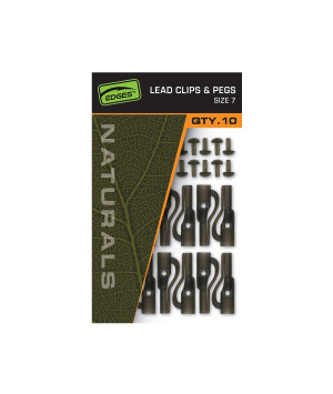 FOX EDGES NATURALS LEAD CLIPS & PEGS