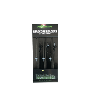 KORDA RING SWIVEL LEADCORE LEADERS