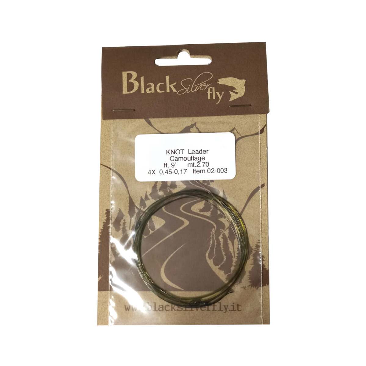BLACK SILVER FLY FINALE A NODI CAMOUFLAGE TIPPED