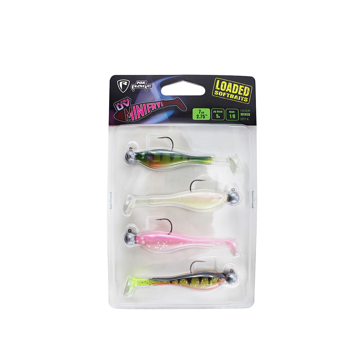 FOX RAGE ULTRA UV LOADED LURE PACKS