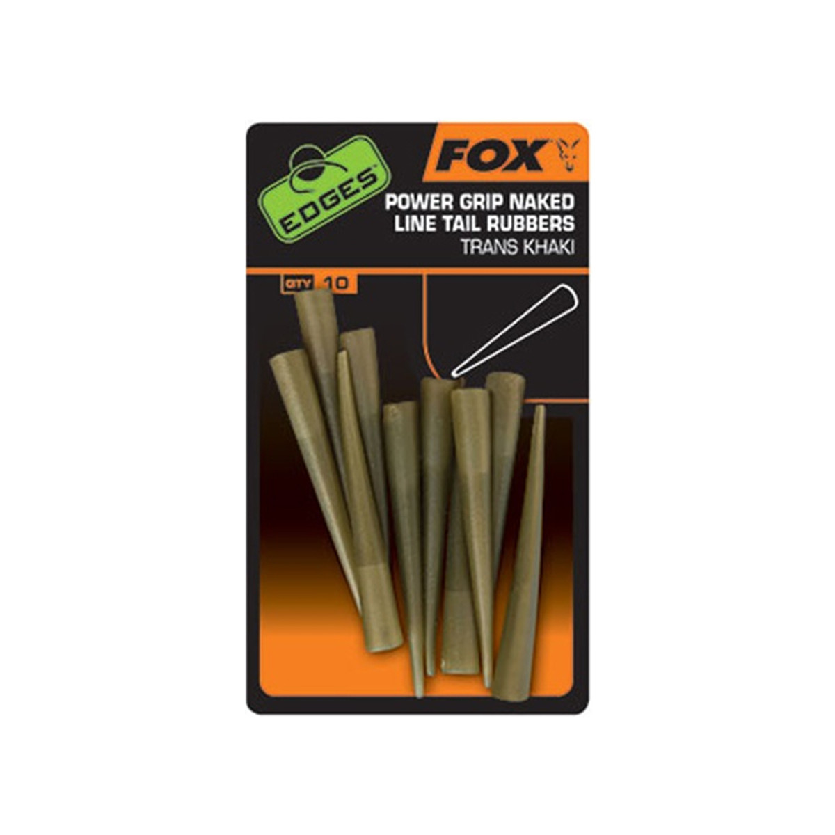 FOX POWER GRIP NAKED TAIL RUBBERS