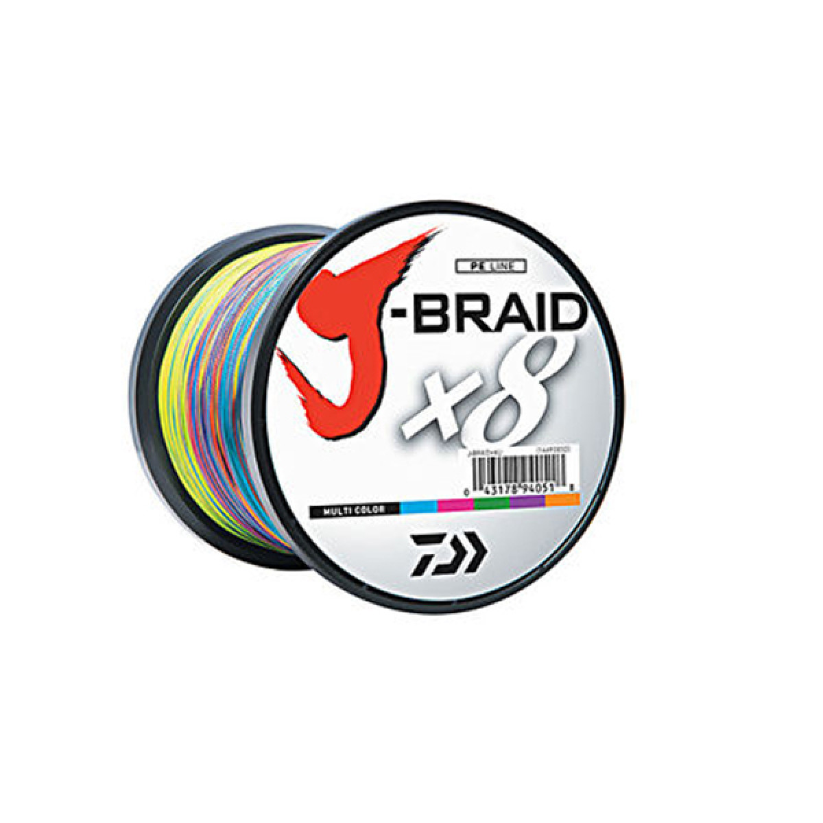 DAIWA J-BRAID X8 1500M MULTICOLOR