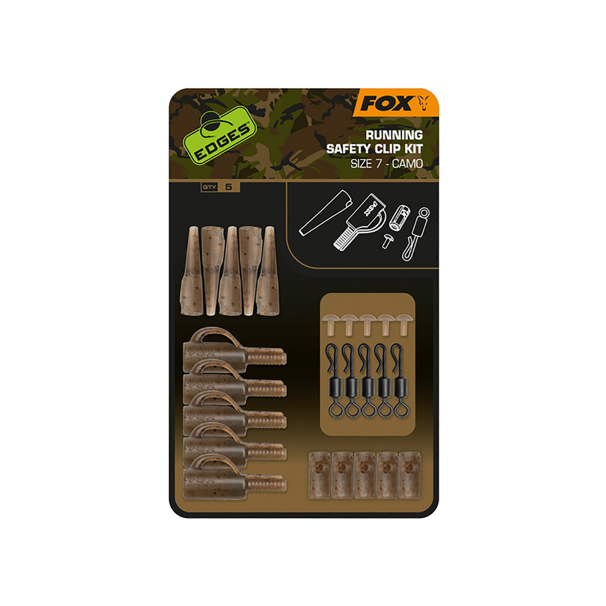 FOX EDGES RUNNING SAFETY CLIP KIT