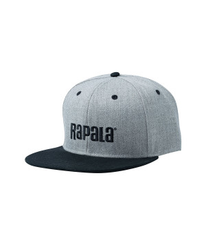 RAPALA FLAT BRIM CAP GREY/BLACK