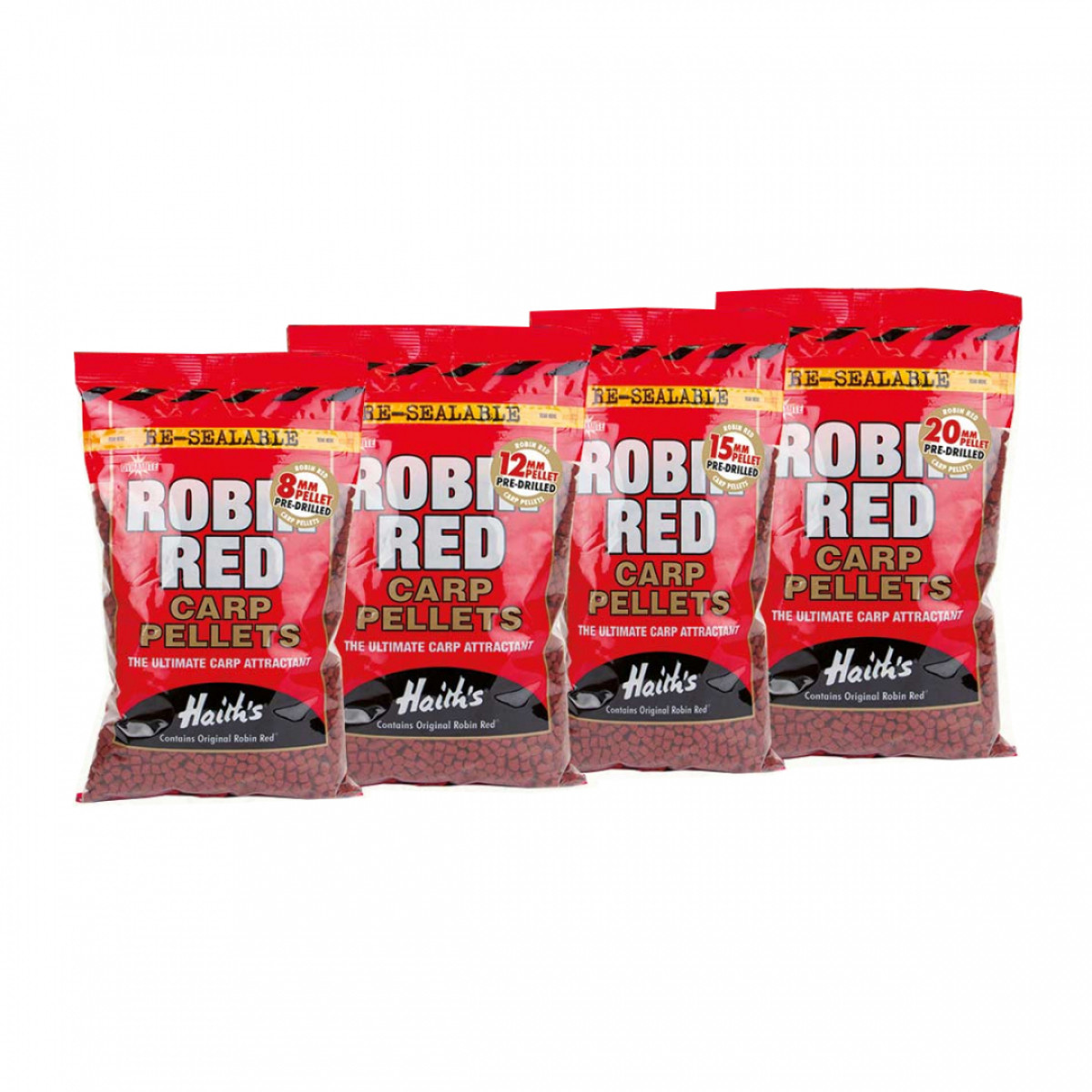 DYNAMITE BAITS  PRE-DRILLED ROBIN RED PELLETS