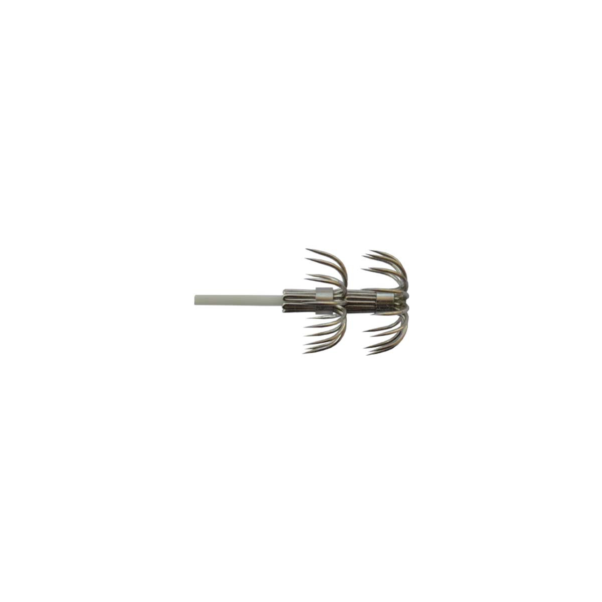 DTD DOUBLE STAINLESS STEEL HOOKS SQUID JIG