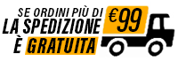 Spedizione gratuita per ordini superiori 99,00 euro